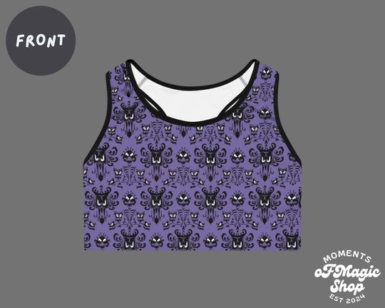 Haunted Mansion Disney Sports Bra