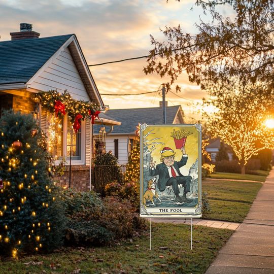 Anti Trump magadonalds Yard Sign, fuck trump 2024 sign