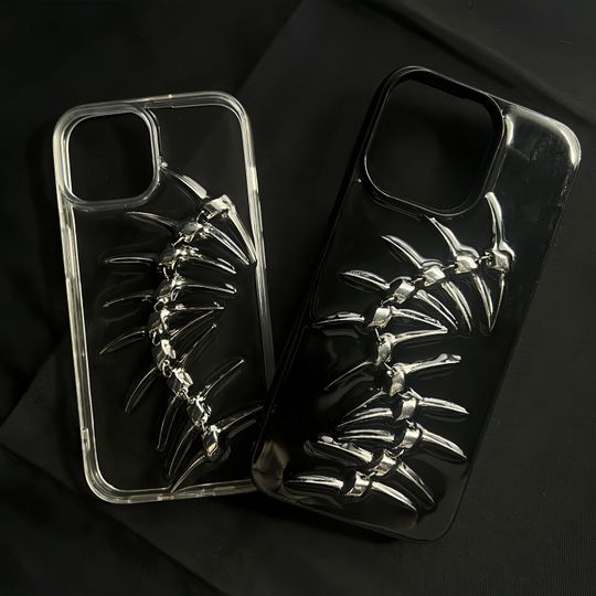 Horror Red Eyes Phone Case: Gothic Cthulhu Glow-in-Dark iPhone, Samsung