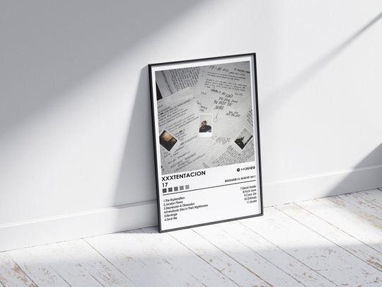 XXXTENTACION Poster Print | 17 Forever Poster | Music Poster | Album Cover Poster | Wall Decor | Music Gift | Room Decor