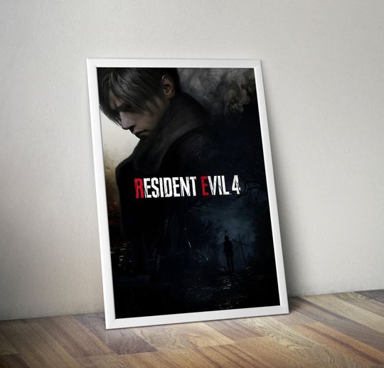 Resident Evil 4 Poster | Video Game Wall Decor | Gaming Poster | Gamer Gift | Vertical Premium Matte Poster