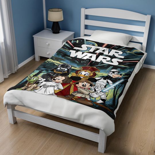Mickey and Friends Cosplay Disney Star Wars Blanket