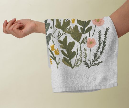 Subtle FDT Political Hand Towel, Funny Progressive Accent