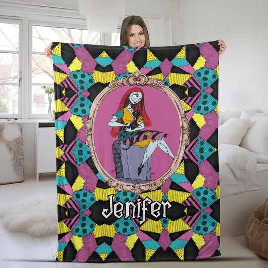 Personalized Disney the Nightmare Before Christmas Blanket