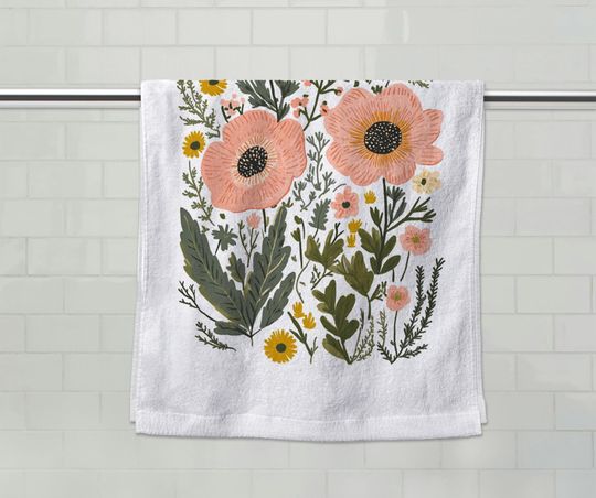 Subtle FDT Political Hand Towel, Funny Progressive Accent