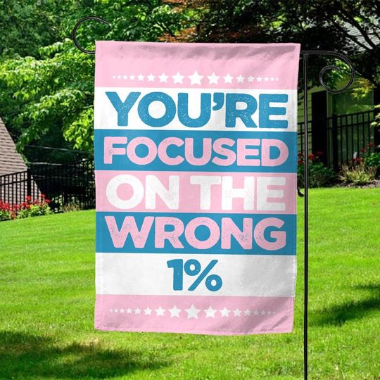 Trans Rights Are Human Rights Flag/LGBTQIA+