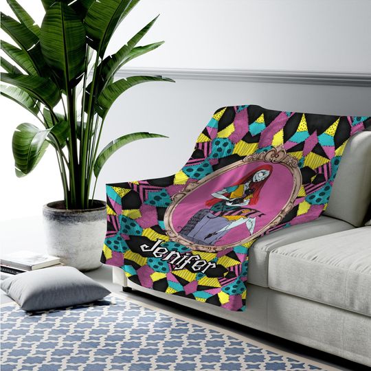 Personalized Disney the Nightmare Before Christmas Blanket