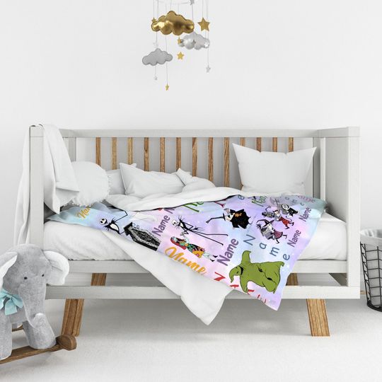 Personalized Disney The Nightmare Before Christmas Blanket