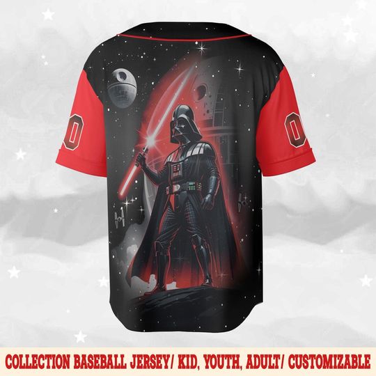 Darth Vader Jersey, Star Wars Baseball Jersey, Anakin Skywalker Shirt