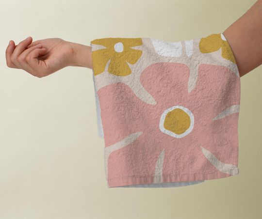 Spring Floral Subtle FDT Hand Towel