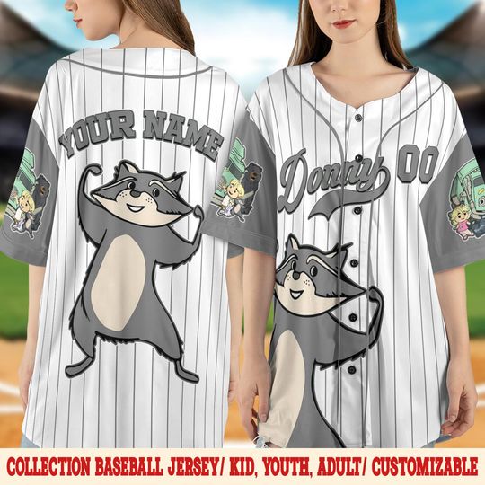 Personalized Trash Truck Baseball Jersey, Hank Trash Truck Birthday Boy, Birthday Girl Jersey, Trash Truck Family Birthday Matching