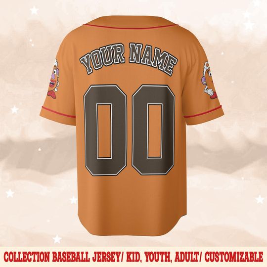 Custom Disney Baseball Jersey Shirt