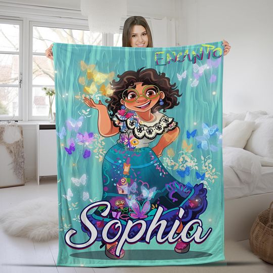 Personalized Name Encanto Blanket, Encanto Movie Blanket, Gift Ideas