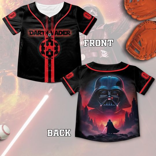 Darth Vader Jersey, Star Wars Baseball Jersey, Anakin Skywalker Tee