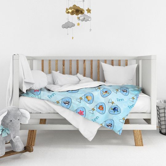 Finding Dory Fleece Blanket, Finding Dory Blanket, Finding Nemo Dory Blanket