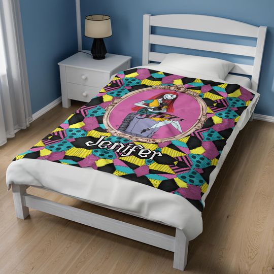 Personalized Disney the Nightmare Before Christmas Blanket