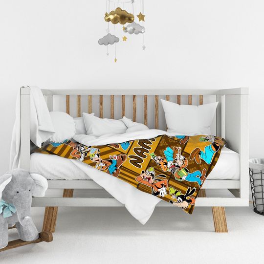 Goofy Fleece Blanket, Goofy Blanket, Sofa Fleece Blanket, Fleece Blanket