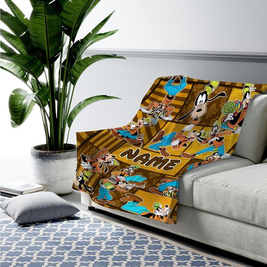 Goofy Fleece Blanket, Goofy Blanket, Sofa Fleece Blanket, Fleece Blanket