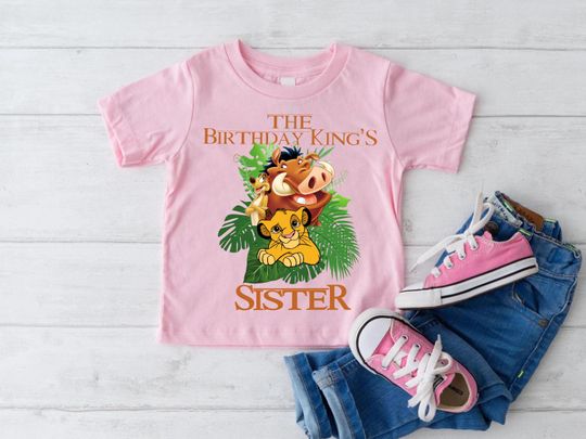 Lion King Birthday Shirt, Simba Tee, Matching Family Birthday Shirts, Birthday Boy Shirt,  Birthday Family Outfit, Custom Toddler Shirt
