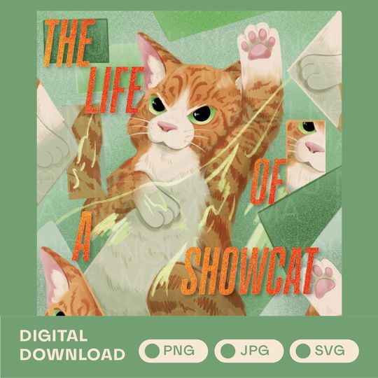 Showcat Art Print Set: Pop Culture Cat Illustrations