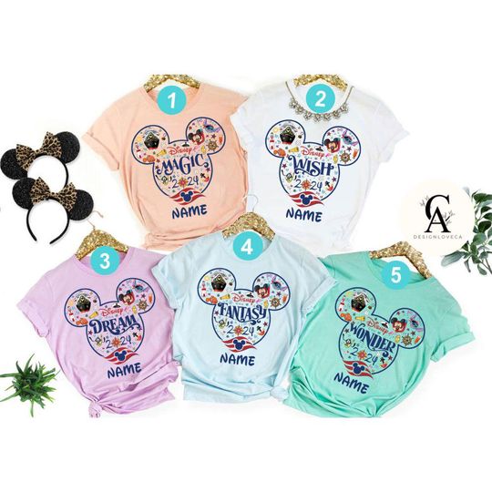 Personalized Mickey & Friends Stitch Disney Cruise Shirt, Finding Nemo Disney Family Cruise Vacation 2025, Disney Pirate Shirt, Disney Trip