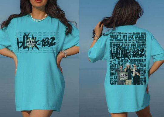 B182 song title tshirt B182 merch shirt