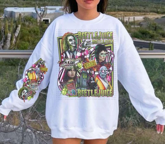 Beetlejuice Halloween Tshirt beetleguise shirt merch