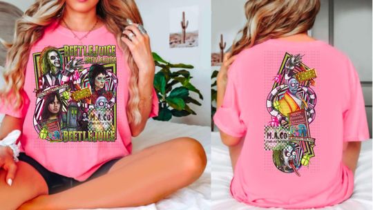 Beetlejuice Halloween Tshirt beetleguise shirt merch