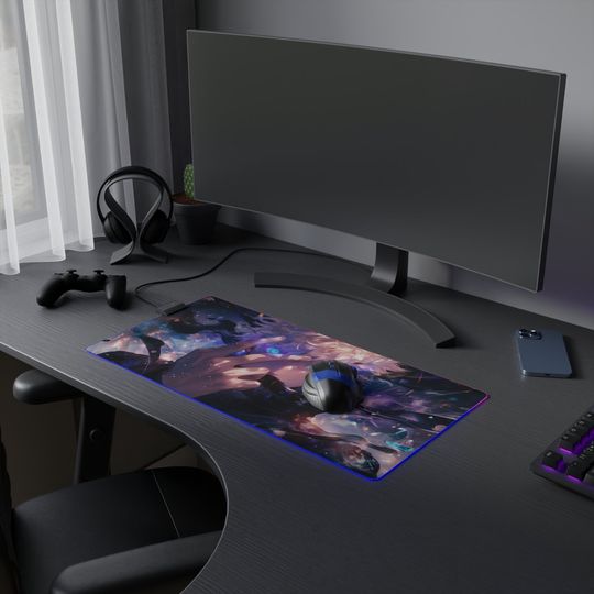 Satoru Gojo LED RGB Mouse Pad