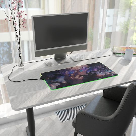 Satoru Gojo LED RGB Mouse Pad
