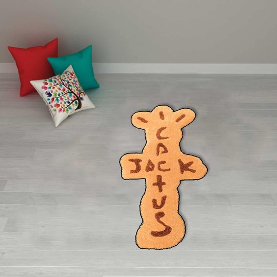 Travis x Murakami Rug: Cactus Jack Flower Design