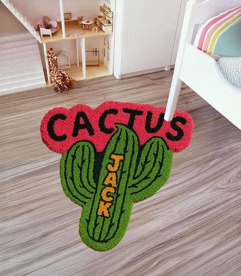 Travis x Murakami Rug: Cactus Jack Flower Design