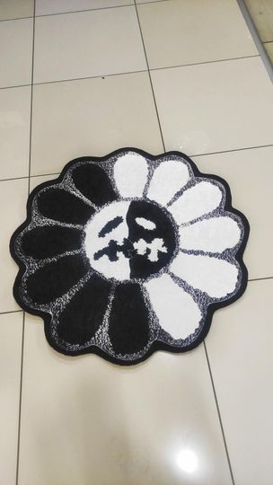 Travis x Murakami Rug: Cactus Jack Flower Design