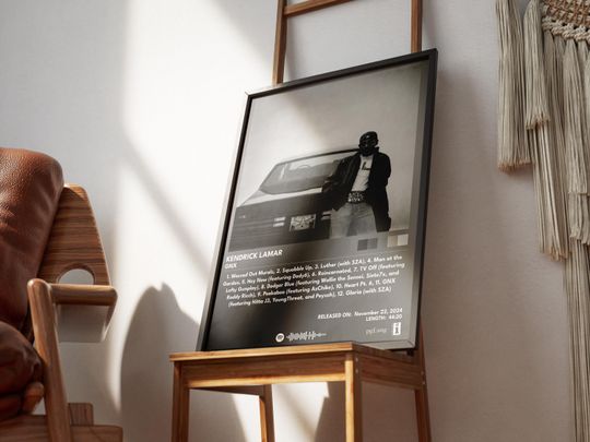 Kendrick Lamar GNX Poster, Kendrick Lamar Gift Poster