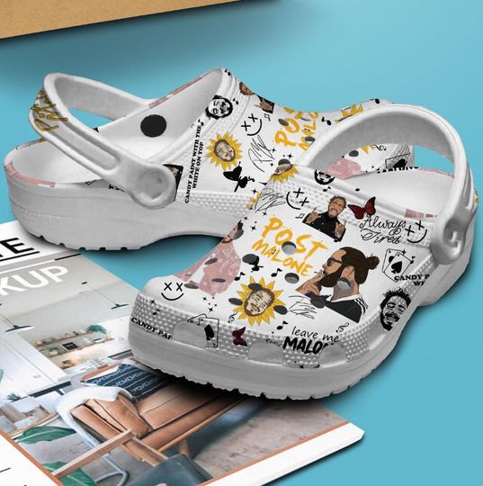 Post Malone Sandals, Post Malone Clogs Shoes, Post Malone Summer Shoes