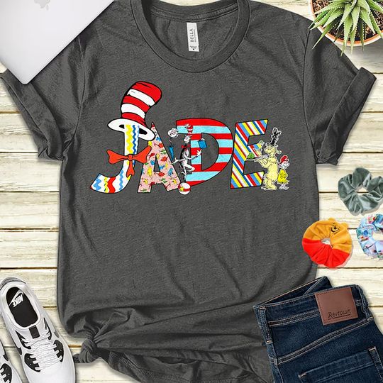 Personalized birthday shirt, Personalized teacher shirt, Read across America, Love Reading gift Shirt