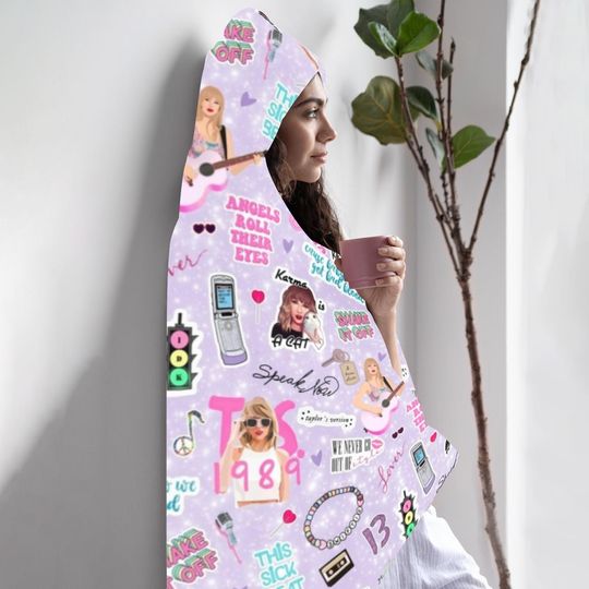 Cozy & Festive Hooded Blanket