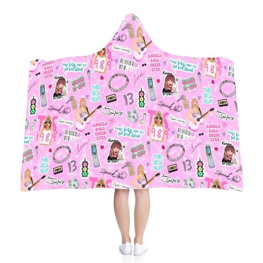 Cozy & Festive Hooded Blanket