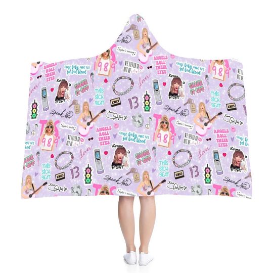 Cozy & Festive Hooded Blanket