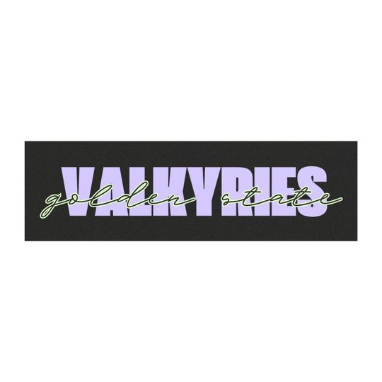 Valkyries Golden State Car Magnet - BLACK