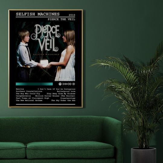 Pierce The Veil Poster, Selfish Machines Album Poster, Music Poster, Album Cover Poster, Music Gift