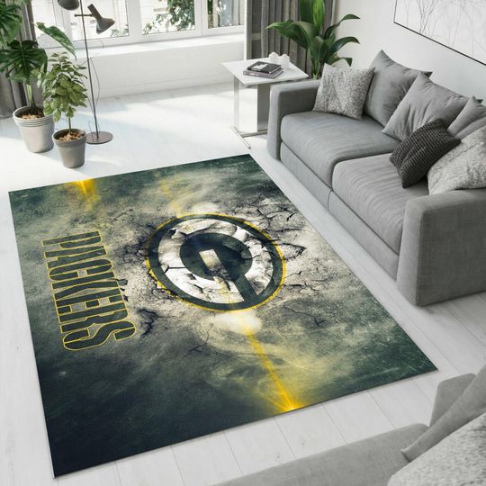 Green Bay Packers football Themed Rug