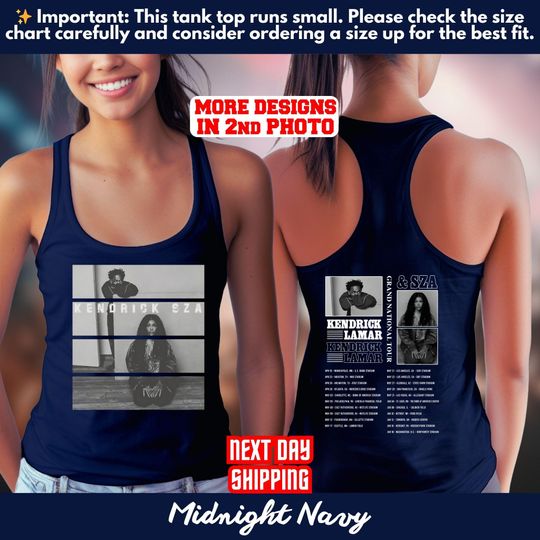 Kendrick Lamar & SZA Tour Double Sided Tank Top