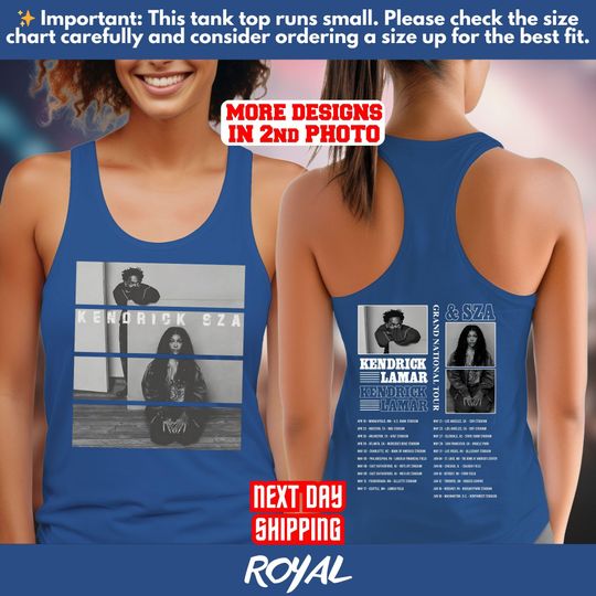 Kendrick Lamar & SZA Tour Double Sided Tank Top