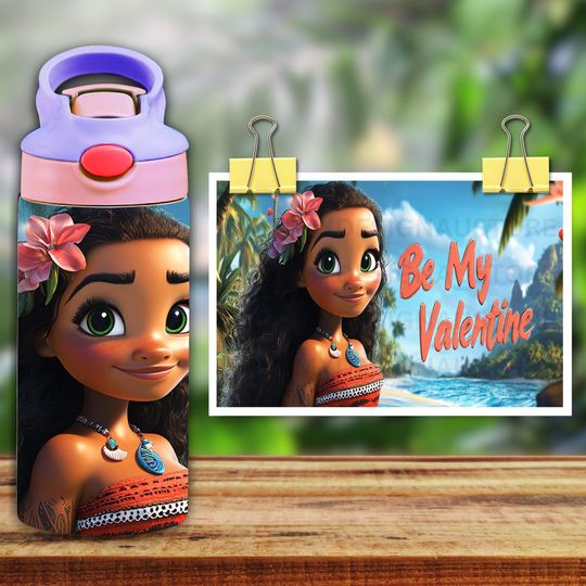 Moana 12oz Tumbler, Kids 12oz Cup Tumbler, Back To School Gift