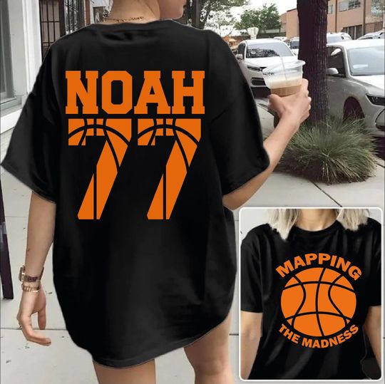 Mapping The Madness Shirt, Basketball Bracket Tee, Custom Name Number, Tournament