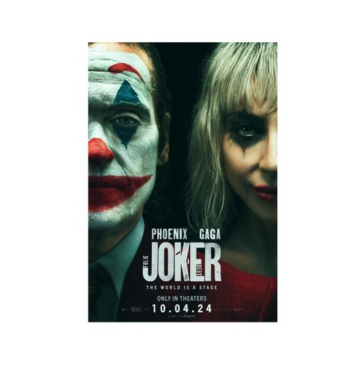 joker folie a deux movie poster film plakat print unframed