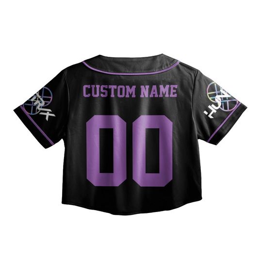 Personalized Huntrix Jersey, Kpop Demon Hunters Crop top Baseball Jersey