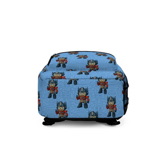 Labubu Transformer Backpack, Kids School Bag, Fun Robot Theme, Children's Travel Knapsack