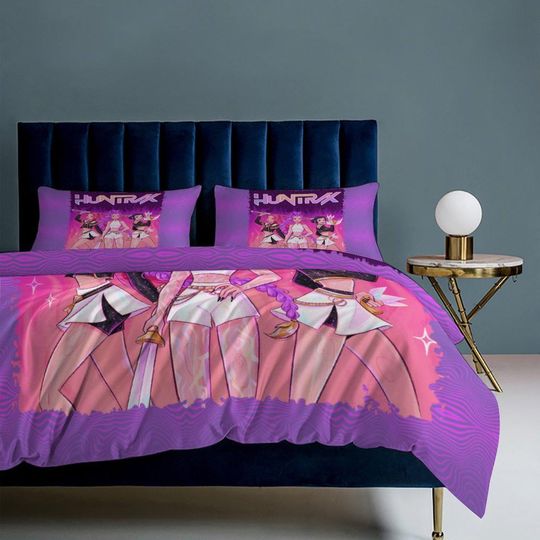 KPOP Demon Hunters 3-Piece Bedding Set- Huntrix